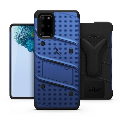 Kup Pancerne etui Zizo Bolt Cover Samsung Galaxy S20+ Plus oraz podstawka & uchwyt do paska (Blue/Black) - ZIZ033BLUBLK - {ean13} - Sklep Home Screen