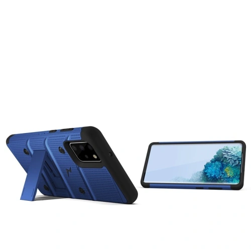 Kup Páncélozott tok Zizo Bolt Cover Samsung Galaxy S20+ Plus és állvány & övtartó (Kék/Fekete) - ZIZ033BLUBLK - {ean13} - Sklep Home Screen