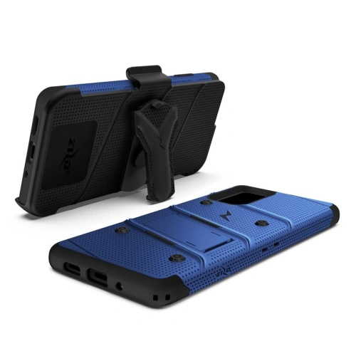 Kup Páncélozott tok Zizo Bolt Cover Samsung Galaxy S20+ Plus és állvány & övtartó (Kék/Fekete) - ZIZ033BLUBLK - {ean13} - Sklep Home Screen