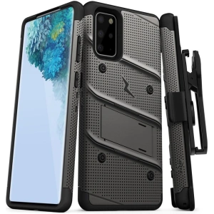 Kup Pancerne etui Zizo Bolt Cover Samsung Galaxy S20+ Plus a základna & držák na pás (Gun Metal Gray) - ZIZ034GRY - {ean13} - Sklep Home Screen