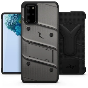 Kup Páncélos tok Zizo Bolt Cover Samsung Galaxy S20+ Plus és állvány & övtartó (Fegyverfém szürke) - ZIZ034GRY - {ean13} - Sklep Home Screen