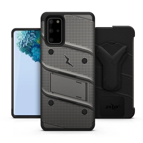 Buy Zizo Bolt Cover - Case for Samsung Galaxy S20+ & Kickstand and Holster (Gun Metal Gray) - ZIZ034GRY - {ean13} - Home Screen Store Europe