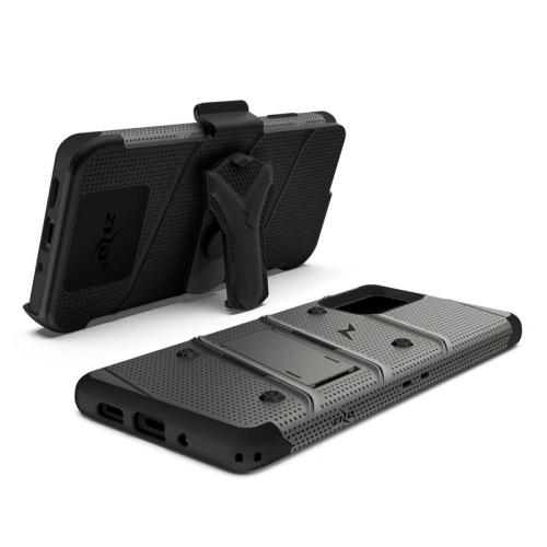 Kup Pancerne etui Zizo Bolt Cover Samsung Galaxy S20+ Plus și suport & prindere pentru curea (Gun Metal Gray) - ZIZ034GRY - {ean13} - Sklep Home Screen