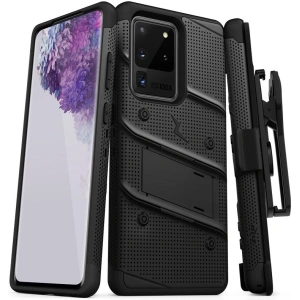 Kup Pancerne etui Zizo Bolt Cover Samsung Galaxy S20 Ultra oraz podstawka & uchwyt do paska (Black/Black) - ZIZ035BLK - {ean13} - Sklep Home Screen