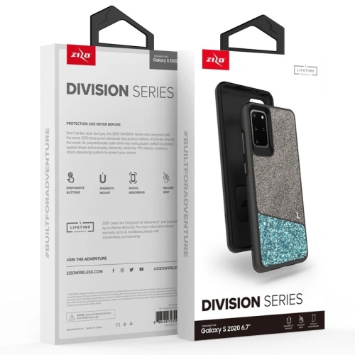 Kup Etui Zizo Division Samsung Galaxy S20+ Plus (Fekete/Menta) - ZIZ039BLKMNT - {ean13} - Sklep Home Screen