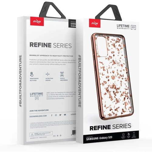 Buy Zizo Refine - Case for Samsung Galaxy S20 (Rose Gold Exposure) - ZIZ044RS - {ean13} - Home Screen Store Europe