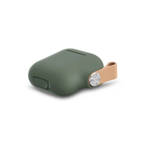 Buy Moshi Pebbo Case for AirPods with Detachable Wrist Strap and LintGuard™ Protection - Mint Green - MOSH074GRN - {ean13} - Home Screen Store Europe