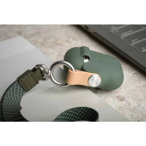 Buy Moshi Pebbo Case for AirPods with Detachable Wrist Strap and LintGuard™ Protection - Mint Green - MOSH074GRN - {ean13} - Home Screen Store Europe