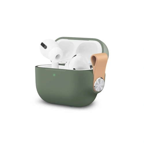 Buy Moshi Pebbo Case for AirPods Pro with Detachable Wrist Strap and LintGuard™ Protection - Mint Green - MOSH077GRN - {ean13} - Home Screen Store Europe