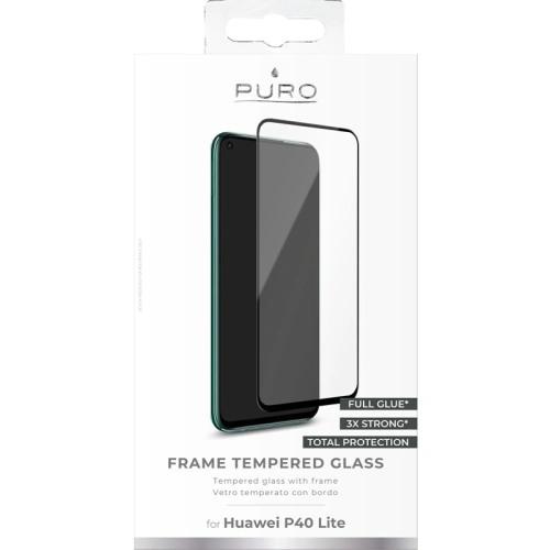 Kup Sklo tvrzené PURO Frame Tempered Glass Huawei P40 Lite (černý rámeček) - PUR239BLK - {ean13} - Sklep Home Screen