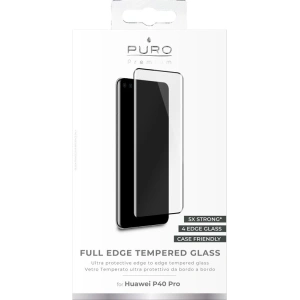 Kup PURO Rahmen gehärtetes Glas Huawei P40 Pro (schwarzer Rahmen) - PUR242BLK - {ean13} - Sklep Home Screen