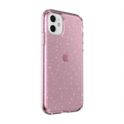 Kup Etui Speck Presidio Clear with Glitter iPhone 11 MICROBAN rózsaszín csillám/átlátszó bevonattal - SPK052RS - {ean13} - Sklep Home Screen