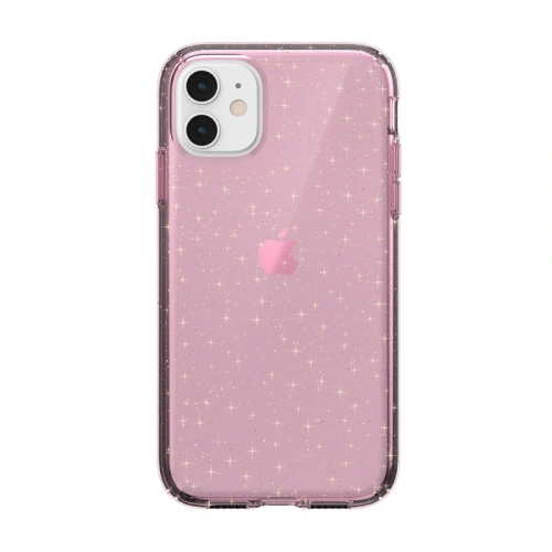 Kup Etui Speck Presidio Clear with Glitter iPhone 11 MICROBAN rózsaszín csillám/átlátszó bevonattal - SPK052RS - {ean13} - Sklep Home Screen