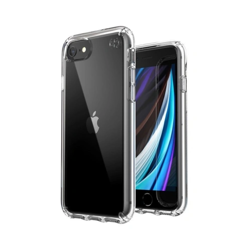 Kup Etui Speck Presidio Perfect-Clear Apple iPhone SE 2022/SE 2020/8/7 s povrchovou úpravou MICROBAN Clear - SPK051CLR - {ean13} - Sklep Home Screen