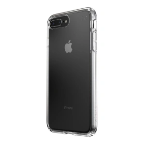 Etui Speck Presidio Perfect-Clear iPhone 8 Plus / 7 Plus s povrchovou úpravou MICROBAN Clear
