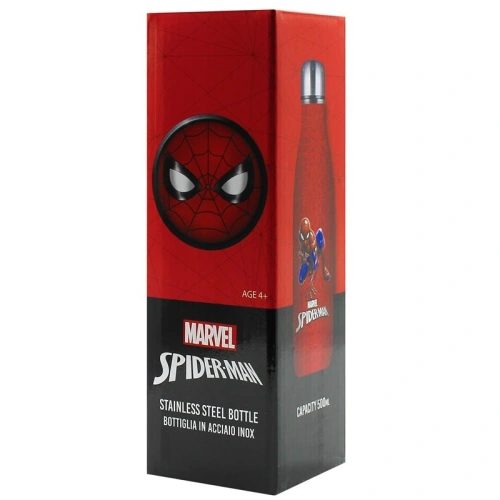Kup Rozsdamentes acél Disney SPIDERMAN 500ml-es palack (Piros) - DNY002RED - {ean13} - Sklep Home Screen