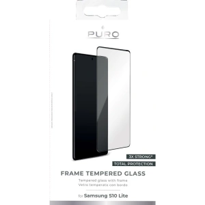 Sklo tvrzené PURO Premium Full Edge Tempered Glass Case Friendly Samsung Galaxy S10 Lite