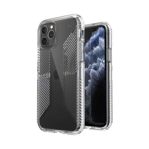 Kup Etui Speck Presidio Perfect-Clear with Grips iPhone 11 Pro s povrchovou úpravou MICROBAN Clear - SPK045CLR - {ean13} - Sklep Home Screen