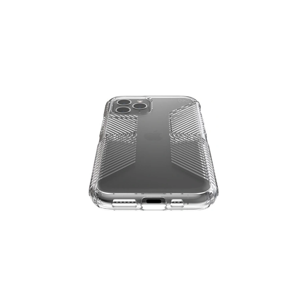 Etui Speck Presidio Perfect-Clear with Grips iPhone 11 Pro z powłoką MICROBAN Clear