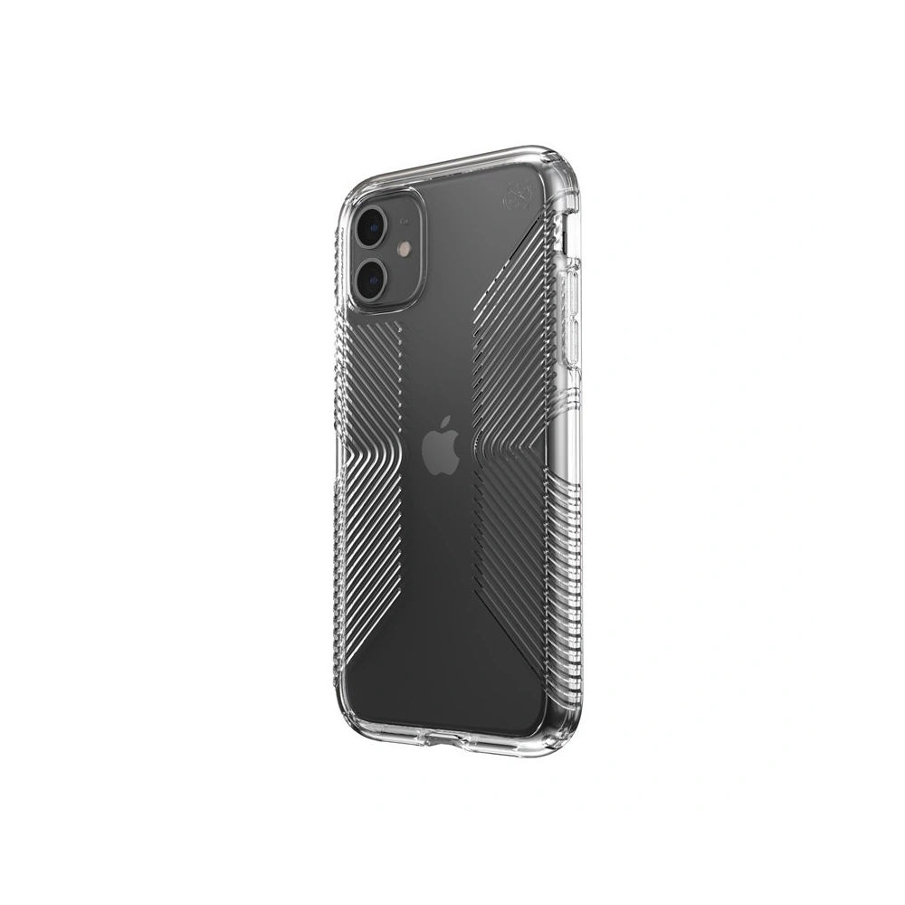 Etui Speck Presidio Perfect-Clear with Grips iPhone 11 z powłoką MICROBAN Clear