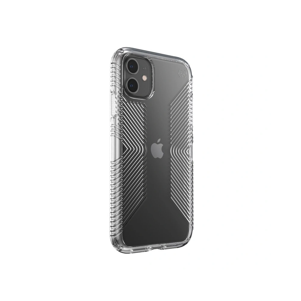 Etui Speck Presidio Perfect-Clear with Grips iPhone 11 z powłoką MICROBAN Clear