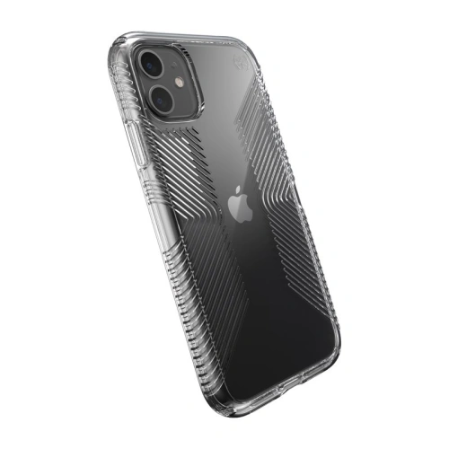 Kup Etui Speck Presidio Perfect-Clear with Grips iPhone 11 s povrchovou úpravou MICROBAN Clear - SPK044CLR - {ean13} - Sklep Home Screen