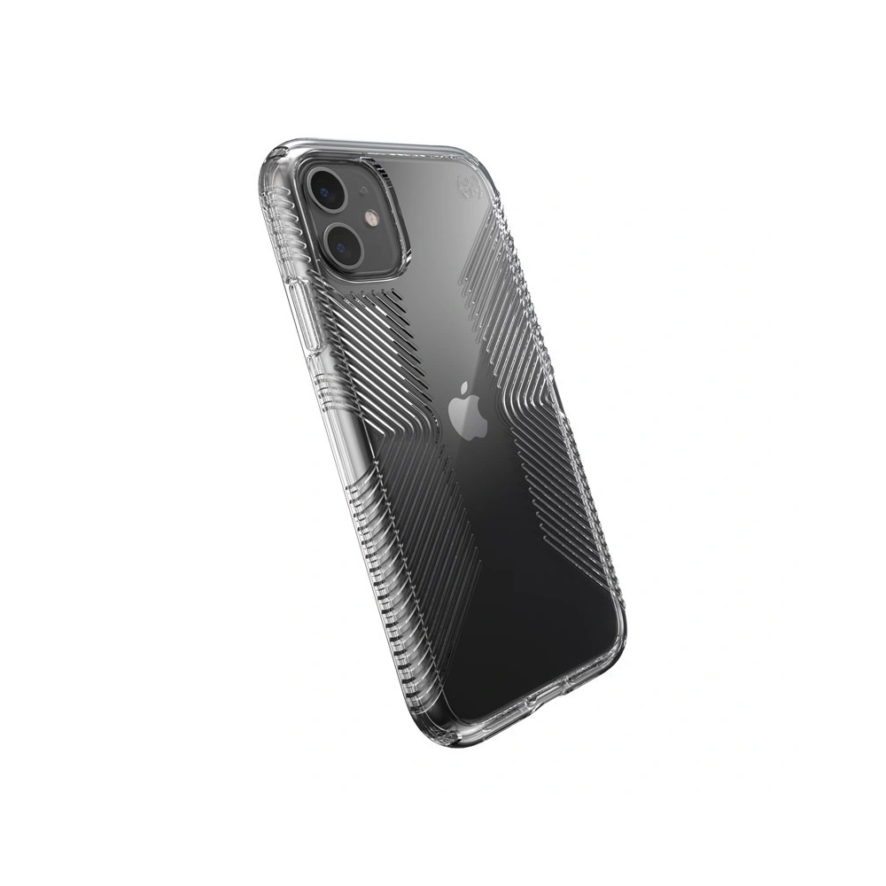 Etui Speck Presidio Perfect-Clear with Grips iPhone 11 z powłoką MICROBAN Clear