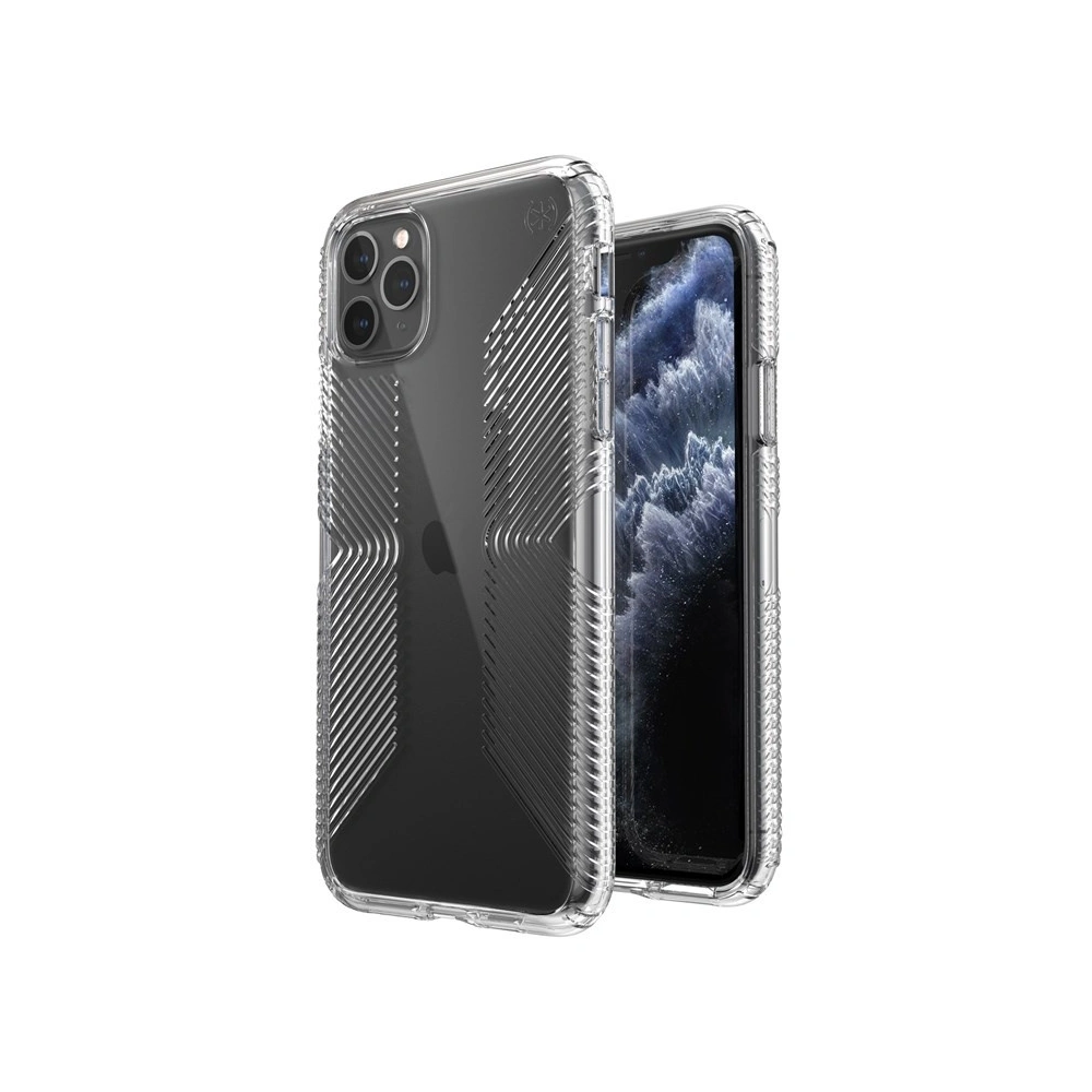 Etui Speck Presidio Perfect-Clear with Grips iPhone 11 Pro Max z powłoką MICROBAN Clear