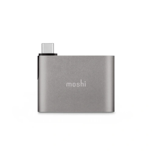 Kup Adapter Moshi USB-C do HDMI 4K i HDR z obsługą ładowania Power Delivery 60W (Titanium Gray) - MOSH081GRY - {ean13} - Sklep Home Screen