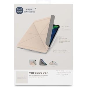 Kup Etui Moshi VersaCover origami Apple iPad Pro 11 2018/2020 (1. i 2. generacji) z ładowaniem Apple Pencil (Savanna Beige) - MOSH083BEI - {ean13} - Sklep Home Screen