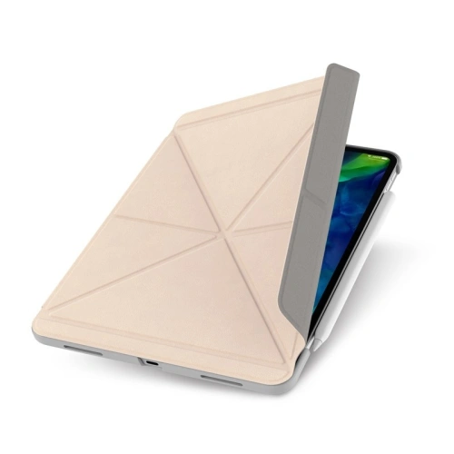 Kup Moshi Apple Apple Case VersaCover origami iPad Pro 11 2018/2020 (1. und 2. Generation) mit aufladbarem Pencil (Savanna Beige) - MOSH083BEI - {ean13} - Sklep Home Screen