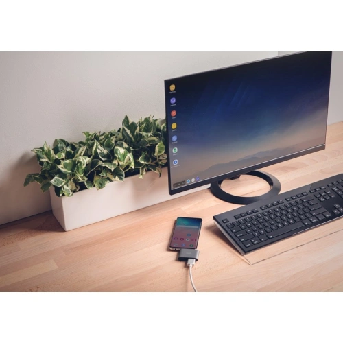 Kup Adapter Moshi USB-C do HDMI 4K i HDR z obsługą ładowania Power Delivery 60W (Titanium Gray) - MOSH081GRY - {ean13} - Sklep Home Screen