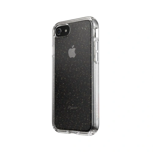 Kup Etui Speck Presidio Perfect-Clear cu Glitter pentru Apple iPhone SE 2022/SE 2020/8/7 cu un strat MICROBAN Gold Glitter/Clear - SPK042GLD - {ean13} - Sklep Home Screen