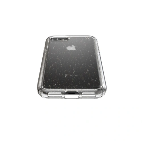 Kup Etui Speck Presidio Perfect-Clear s třpytkami Apple iPhone SE 2022/SE 2020/8/7 s povrchovou úpravou MICROBAN Gold Glitter/Clear - SPK042GLD - {ean13} - Sklep Home Screen