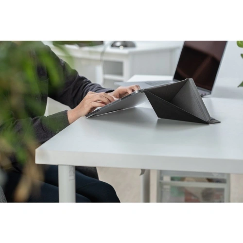Kup Moshi Apple Apple Case VersaCover origami iPad Pro 12.9 2018/2020 (3. und 4. Generation) mit Ladestift (Charcoal Black) - MOSH085BLK - {ean13} - Sklep Home Screen