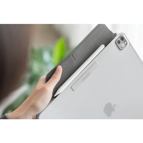 Kup Moshi Apple Apple Case VersaCover origami iPad Pro 12.9 2018/2020 (3. und 4. Generation) mit Ladestift (Charcoal Black) - MOSH085BLK - {ean13} - Sklep Home Screen