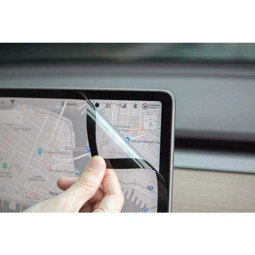 Kup Matowa folia ochronna na ekran konsoli centralnej Moshi iVisor AG Tesla Model 3 (Black/Clear Matte) - MOSH086BLK - {ean13} - Sklep Home Screen