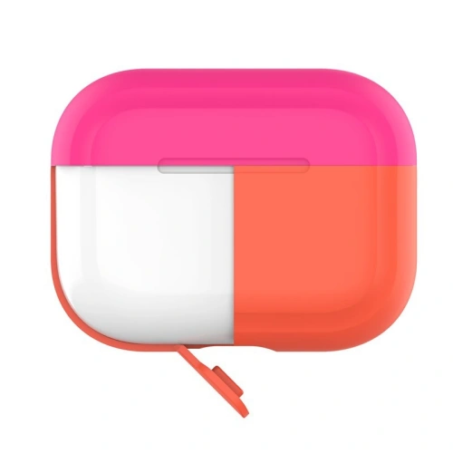Kup Etui PURO ICON Fluo Case Apple AirPods Pro z dodatkową osłonką (Fluo Orange + Fluo Fuchsia Cap) - PUR249ORG - {ean13} - Sklep Home Screen