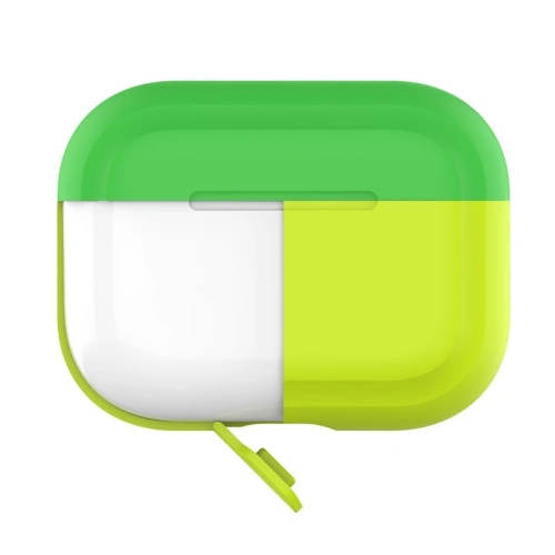 Kup Etui PURO ICON Fluo Case Apple AirPods Pro z dodatkową osłonką (Fluo Yellow + Fluo Green Cap) - PUR250YEL - {ean13} - Sklep Home Screen