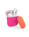 Kup Etui PURO ICON Fluo Case Apple AirPods 1/2 s dodatečným krytem (Fluo Fuchsie + Fluo Oranžová Čepice) - PUR251FCS - {ean13} - Sklep Home Screen