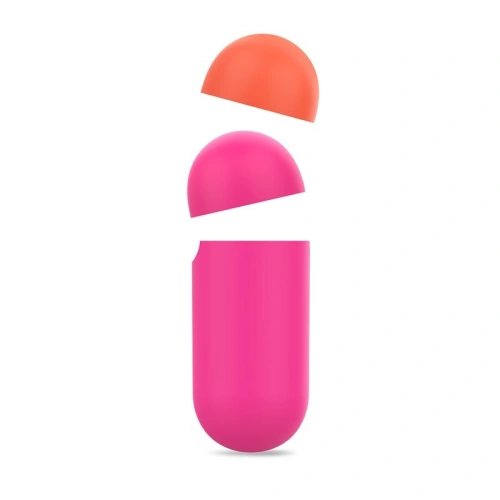 Kup Apple PURO ICON Fluo Case AirPods 1/2 mit extra Hülle (Fluo Fucsia + Fluo Orange Cap) - PUR251FCS - {ean13} - Sklep Home Screen