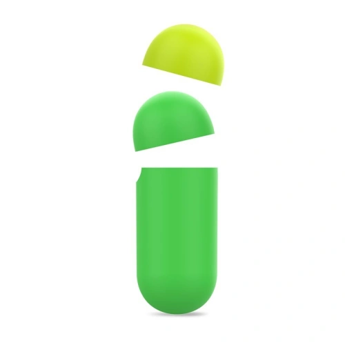 Kup Etui PURO ICON Fluo Case Apple AirPods 1/2 z dodatkową osłonką (Fluo Green + Fluo Yellow Cap) - PUR252GRN - {ean13} - Sklep Home Screen
