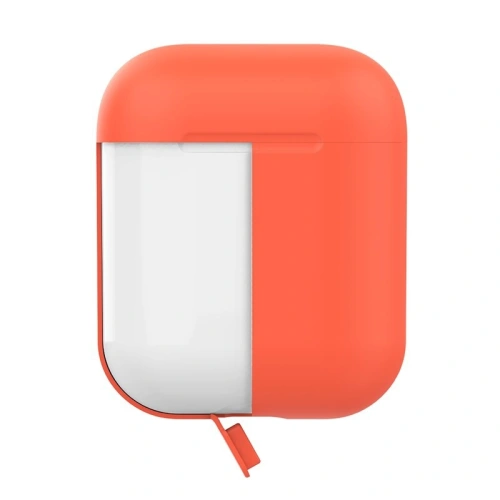 Kup Etui PURO ICON Fluo Case Apple AirPods 1/2 z dodatkową osłonką (Fluo Orange + Fluo Fuchsia Cap) - PUR253ORG - {ean13} - Sklep Home Screen