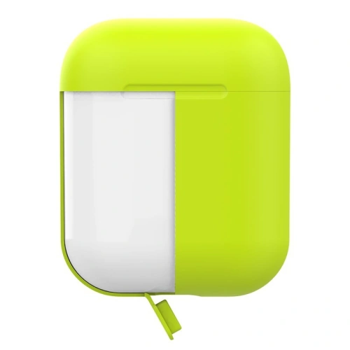 Kup Etui PURO ICON Fluo Case Apple AirPods 1/2 z dodatkową osłonką (Fluo Yellow + Fluo Green Cap) - PUR254YEL - {ean13} - Sklep Home Screen
