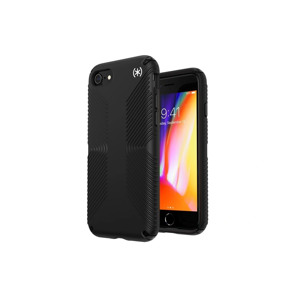 Etui Speck Presidio2 Grip Apple iPhone SE 2022/SE 2020/8/7/6s z powłoką MICROBAN Black
