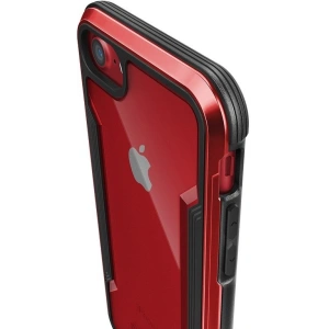 Etui din aluminiu X-Doria Defense Shield Apple iPhone SE 2022/SE 2020/8/7 (Roșu)