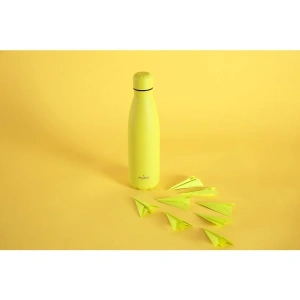 Buy PURO ICON Fluo Thermal Stainless Steel Water Bottle 500ml (Yellow) (Powder Coating) - PUR262YEL - {ean13} - Home Screen Store Europe