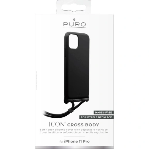 Kup Etui PURO ICON Cross Body Apple iPhone 11 Pro (fekete) - PUR264BLK - {ean13} - Sklep Home Screen