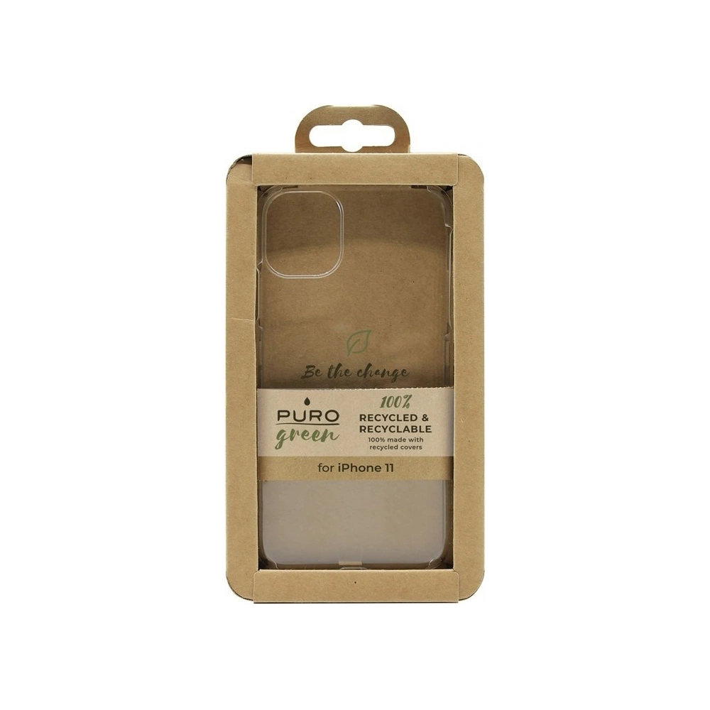Ekologiczne etui PURO Green Recycled Eco-friendly Cover Apple iPhone 11 (przezroczysty)