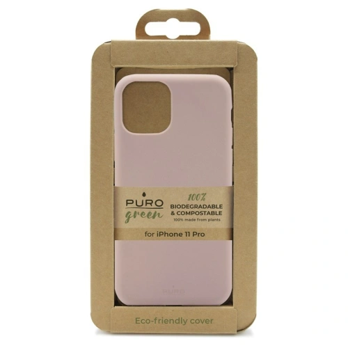 Kup Ekologiczne etui PURO Green Recycled Eco-friendly Cover Apple iPhone 11 Pro (piaskowy róż) - PUR284PNK - {ean13} - Sklep Home Screen